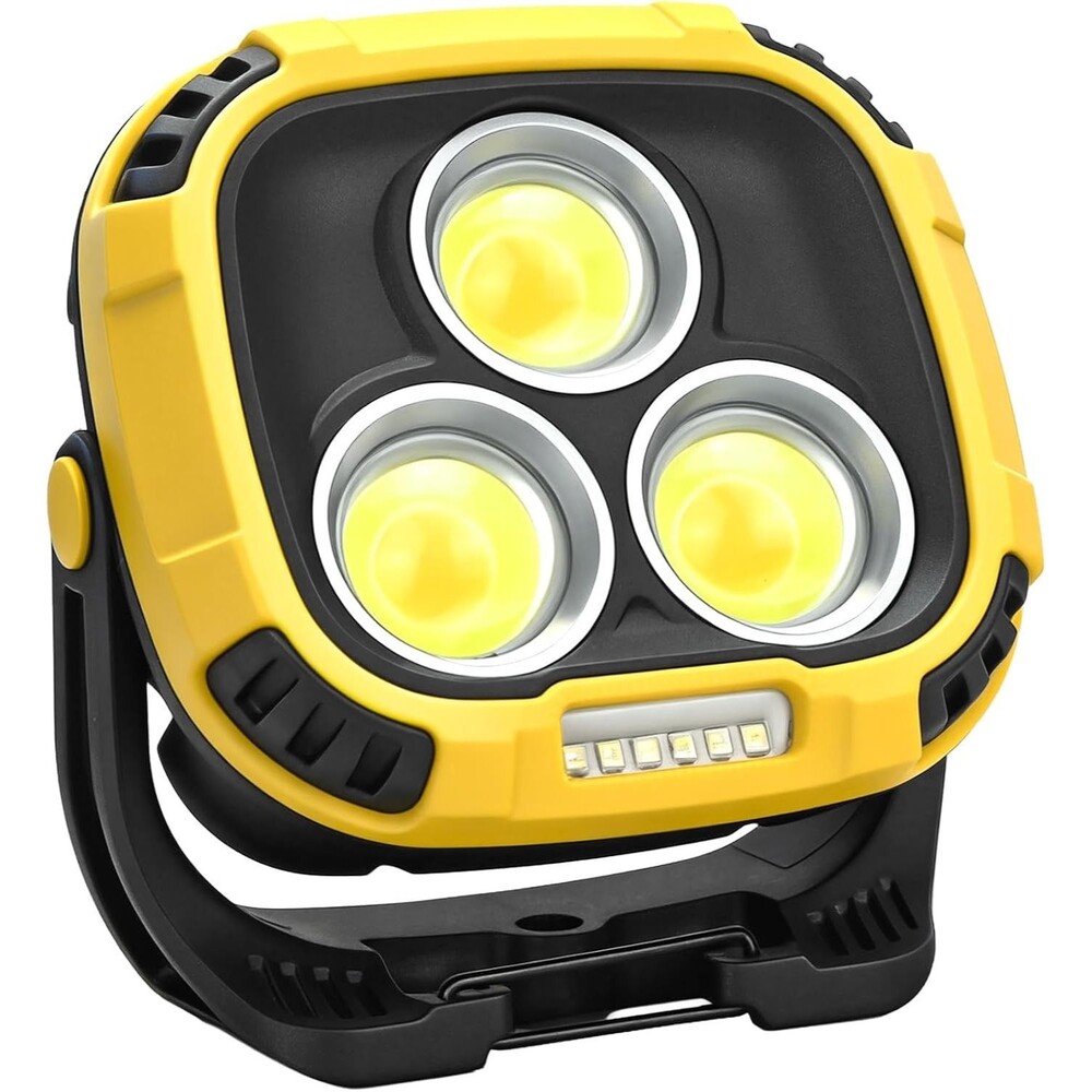 VCAN Active Rechargeable Magnetic Work Light, 4000LM, Yellow